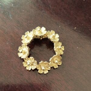 Gold Floral Ring